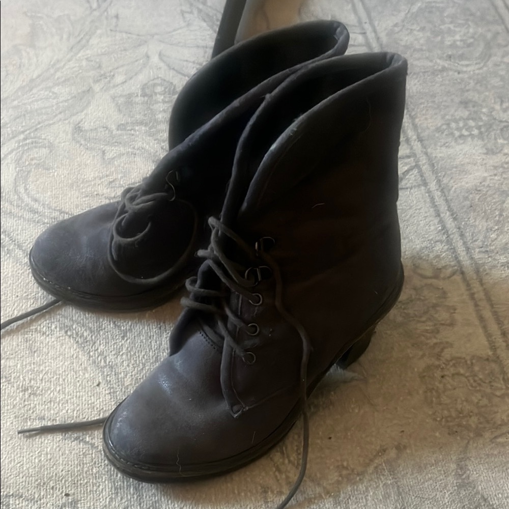 Stylish Dark Gray Ankle Boots
